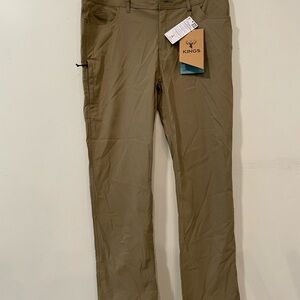 NEW Kings XKG Draft Pant Dark Khaki Hunting Hiking Camping Cargo Men Size 36R